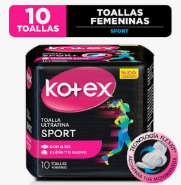 Kotex Ultra fina de Sport 10 u.