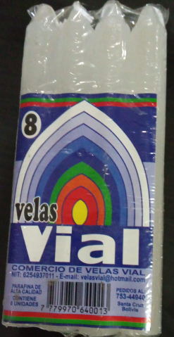 VELA DE BLANCAS DE 8BS.
