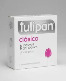 TULIPAN CLASICO BLANCO PRESERVATIVO