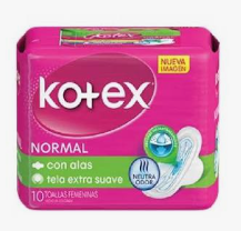 Kótex normal extra protección 10u.
