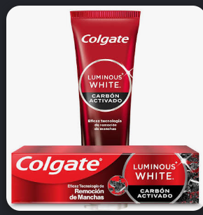 colgate rojo chico luminous white