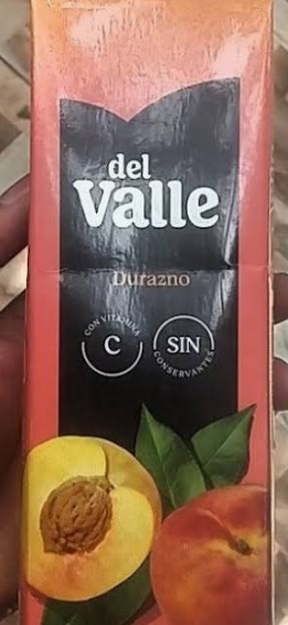JUGO DEL VALLE DURAZNO CARTON
