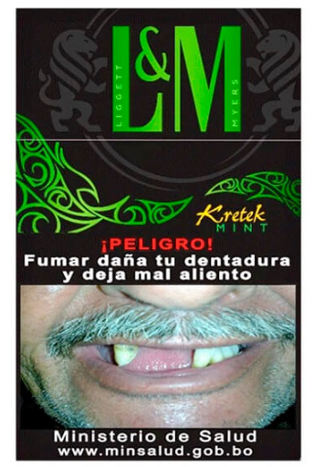 CIGARRO LM NEGRO CON VERDE GRANDE 22BS