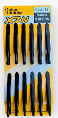 PINZAS DE DEPILAR H NEGRAS