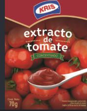 EXTRACTO DE TOMATE KRIS 70G. 5BS.