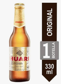 CERVEZA HUARI BOTELLA 300 ML