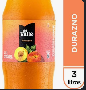 JUGO DEL VALLE DE 3 LITRO DURAZNO